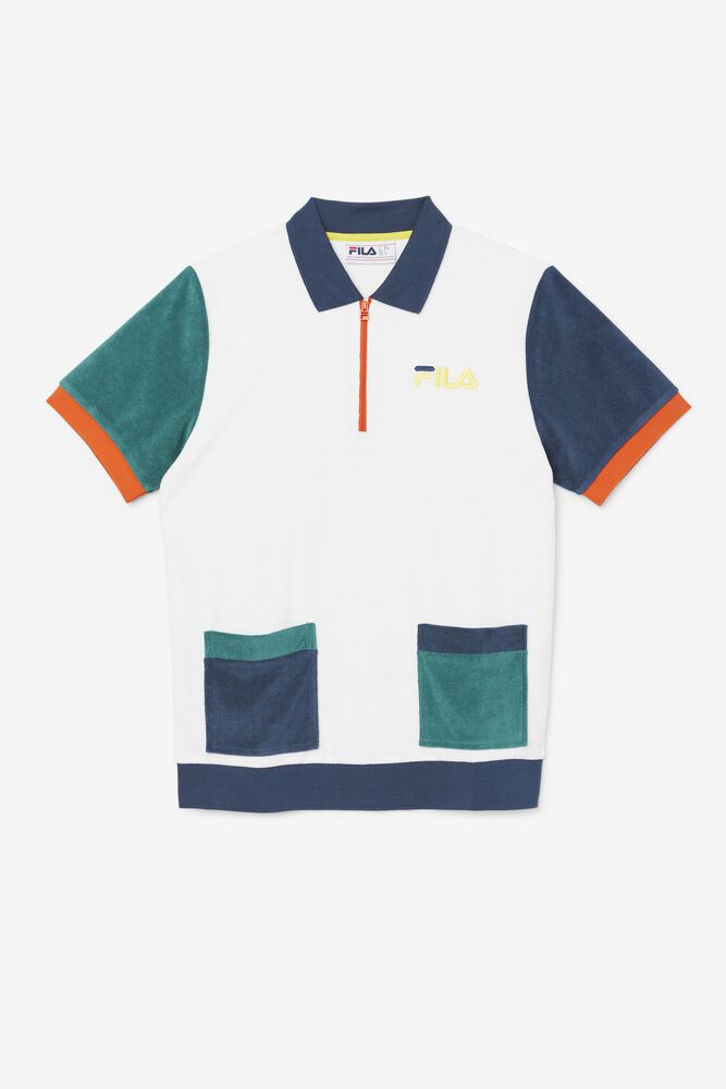 Fila Polo Mens White - Analu - Philippines 9704316-YP